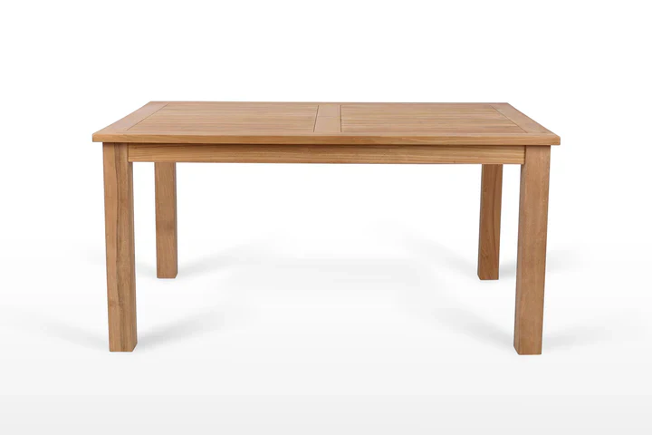 Clearance Sale - East India Montego 1.8m Table Dining Setting with 6 White Kibu Flinders Wicker Chairs - Image 3