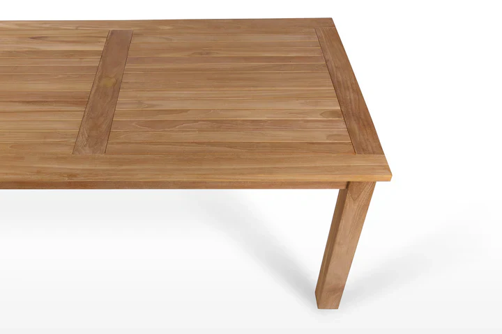 Clearance Sale - East India Montego 1.8m Table Dining Setting with 6 White Kibu Flinders Wicker Chairs - Image 4