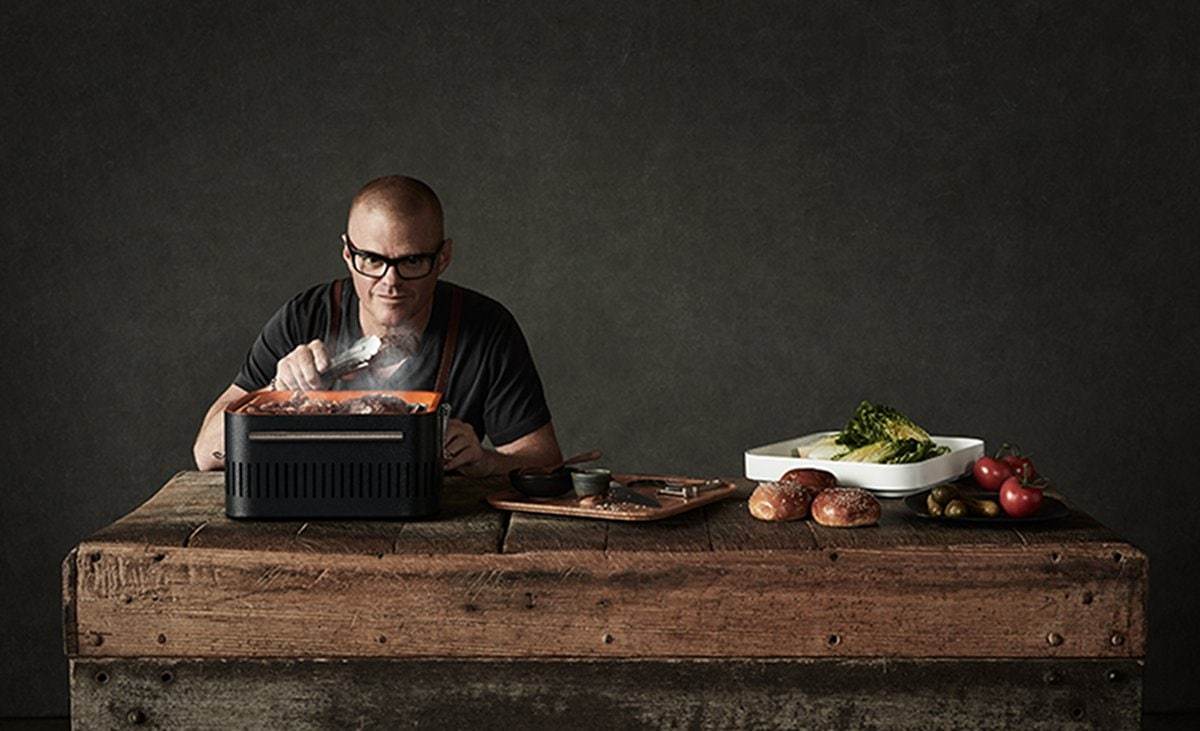 Everdure by Heston Blumenthal Cube Charcoal BBQ Graphite - Image 5