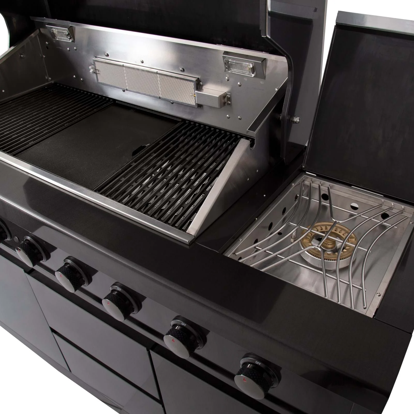 Gasmate Nova MK2 6 Burner Gas BBQ With Side Burner - Image 4