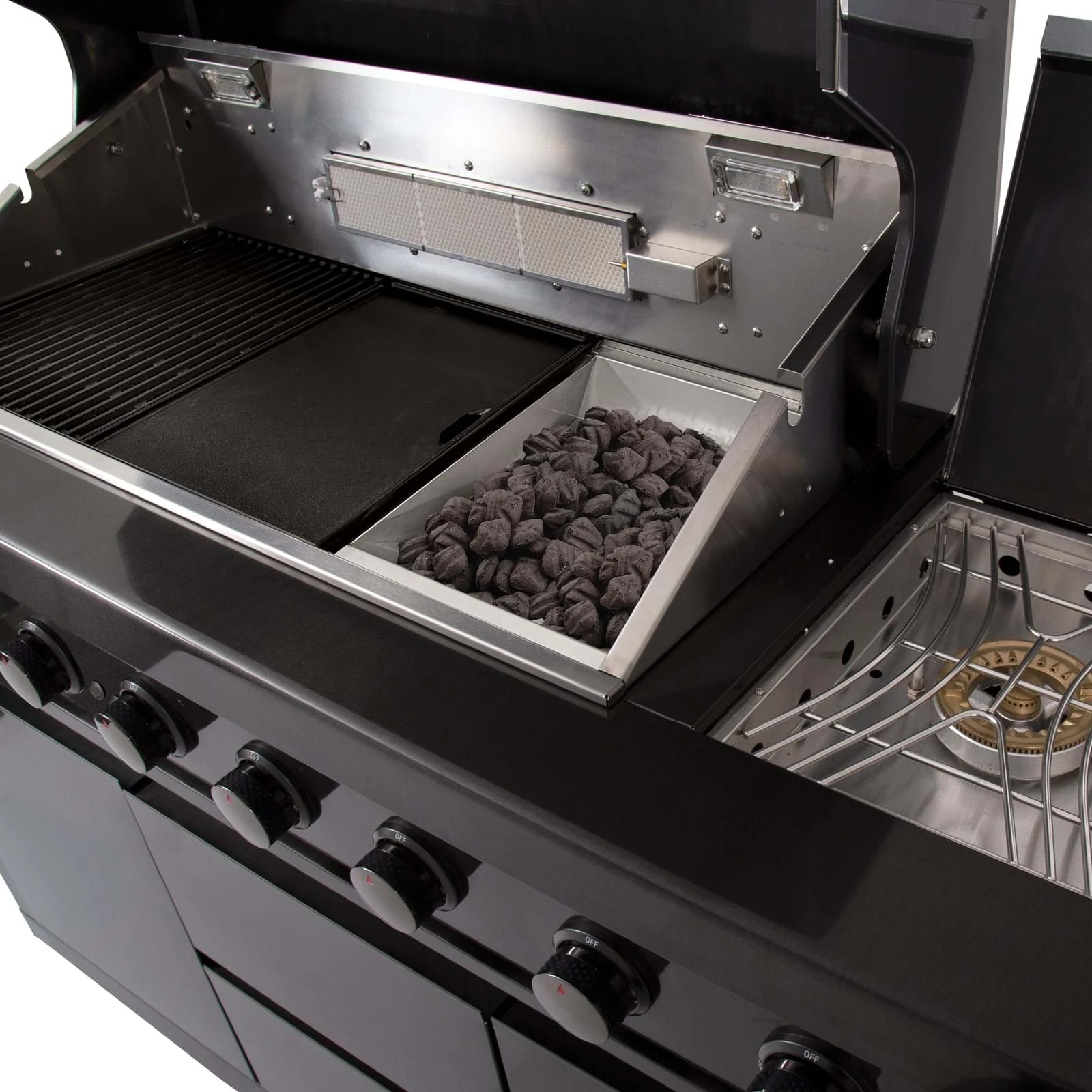 Gasmate Nova MK2 6 Burner Gas BBQ With Side Burner - Image 5