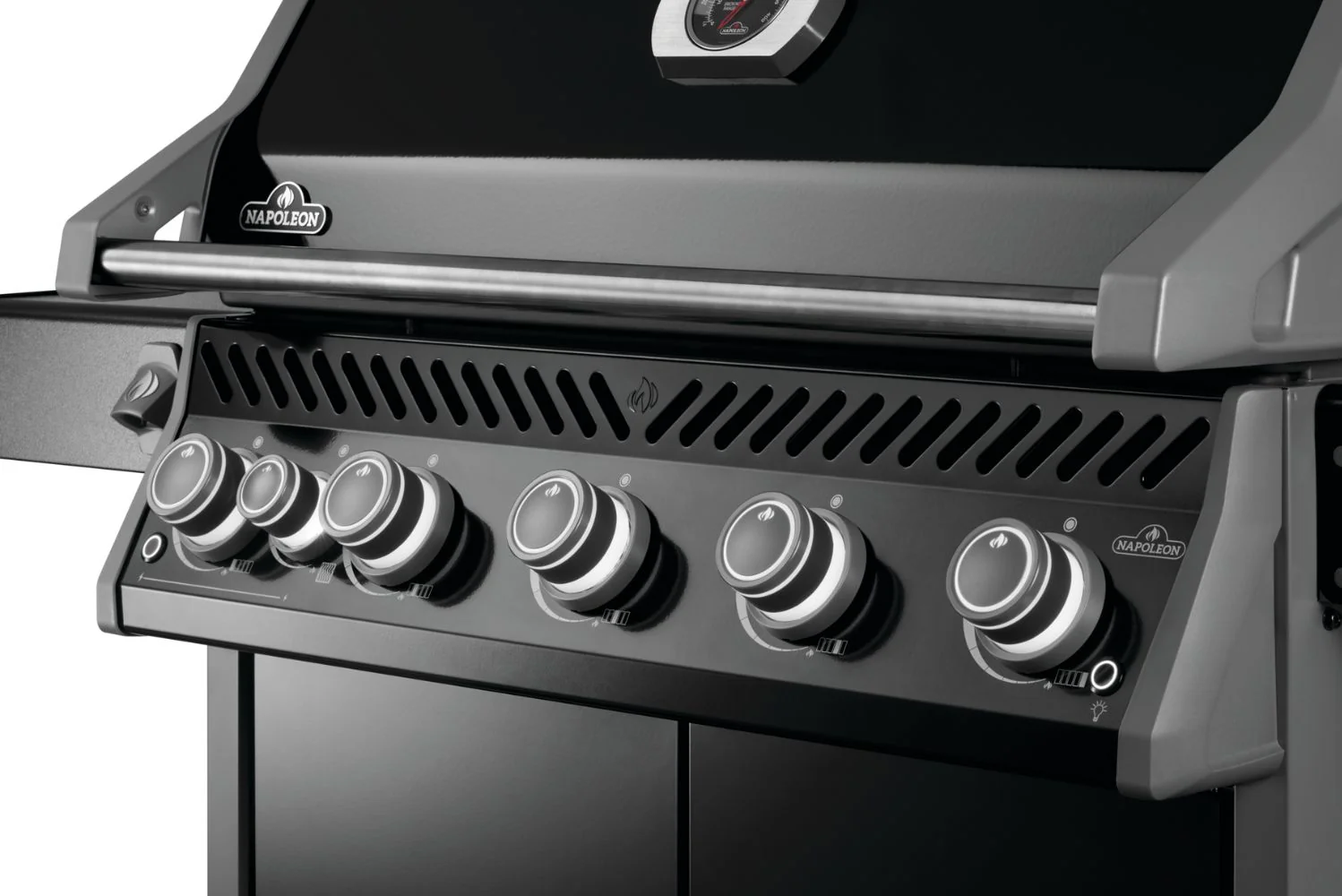 Napoleon Rogue Pro 625 Black 5 Burner BBQ with Infrared Sizzle Sideburner - Image 6