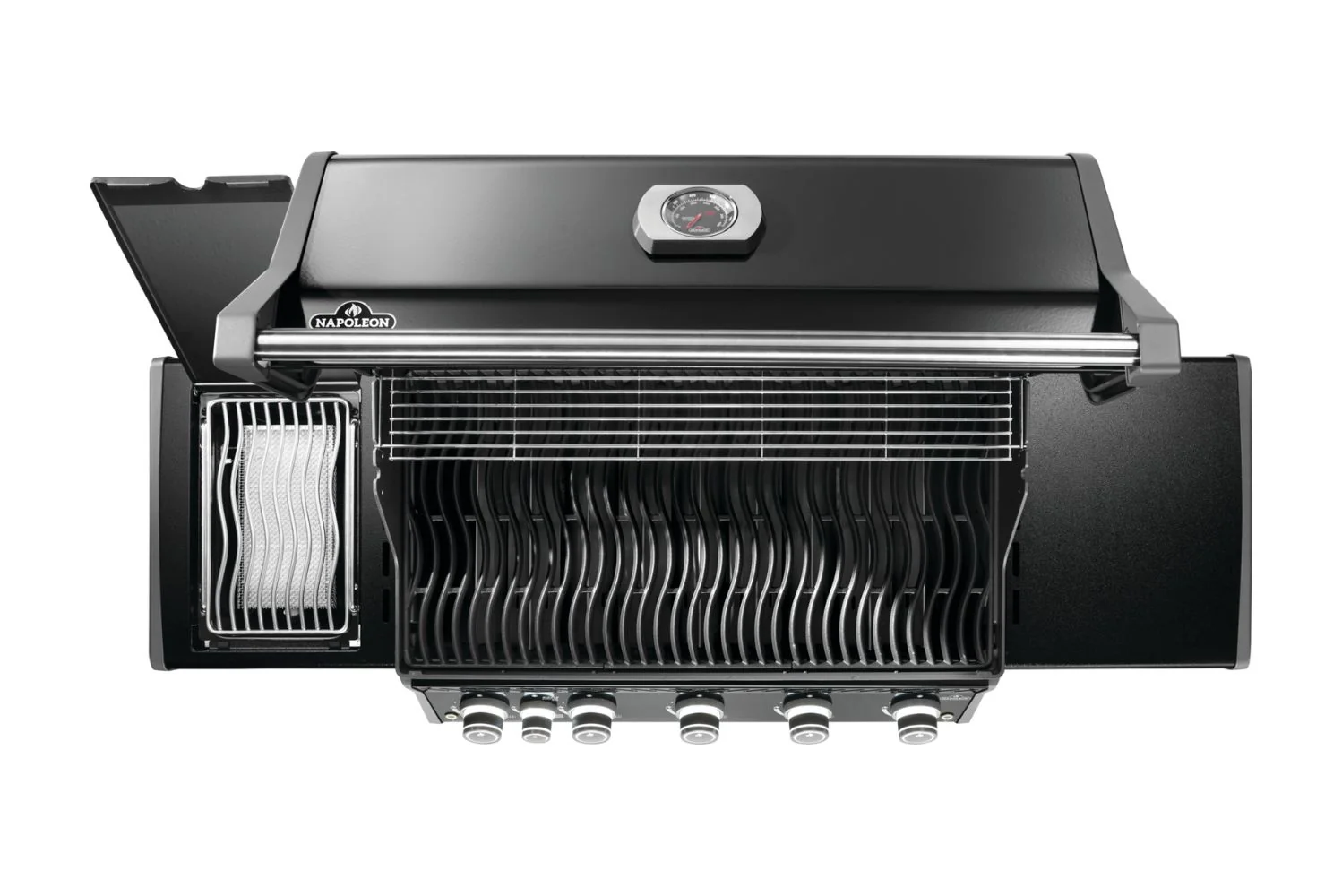Napoleon Rogue Pro 625 Black 5 Burner BBQ with Infrared Sizzle Sideburner - Image 7