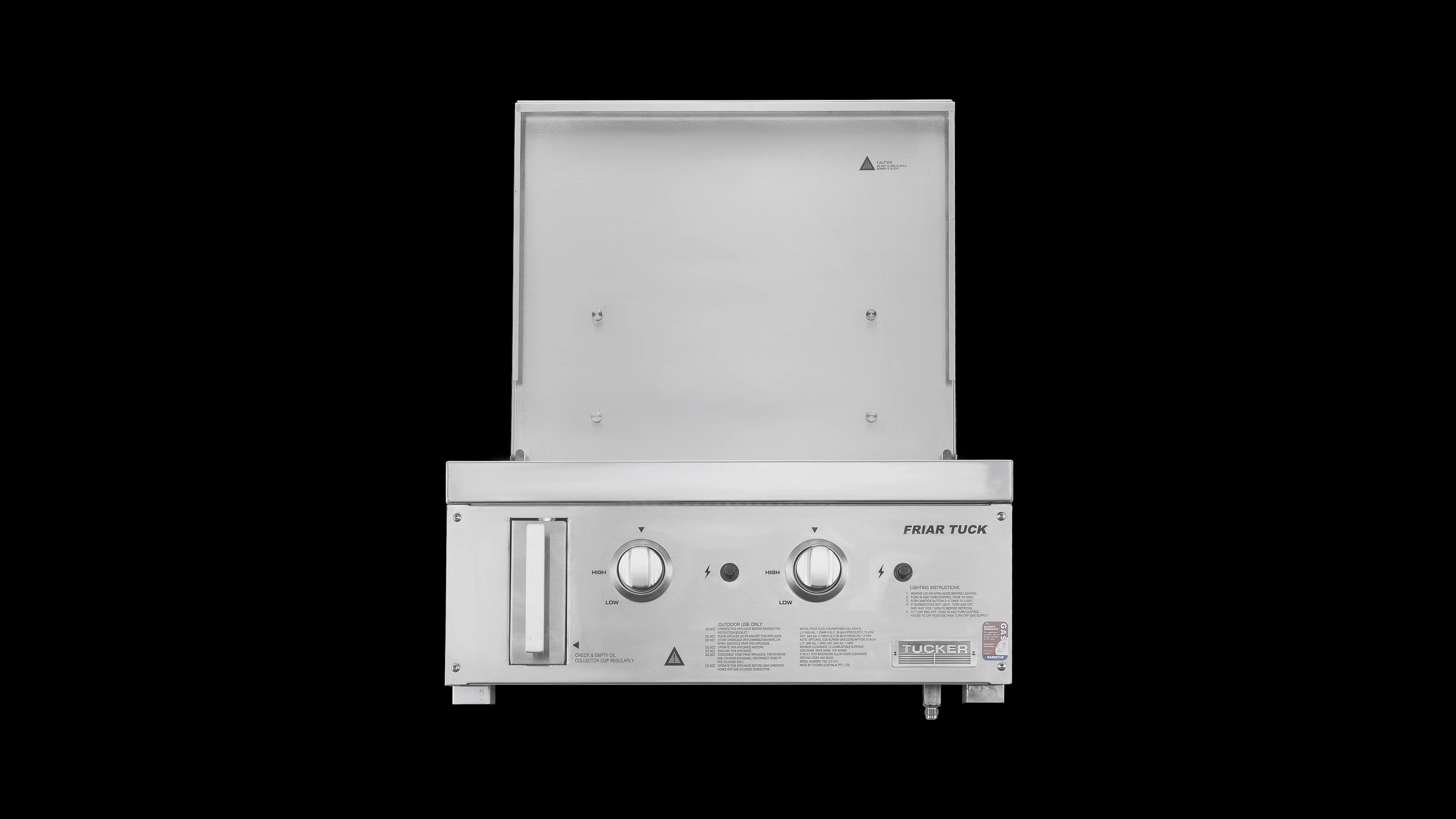 Tucker 2 Burner Friar Tuck Built In - Image 3